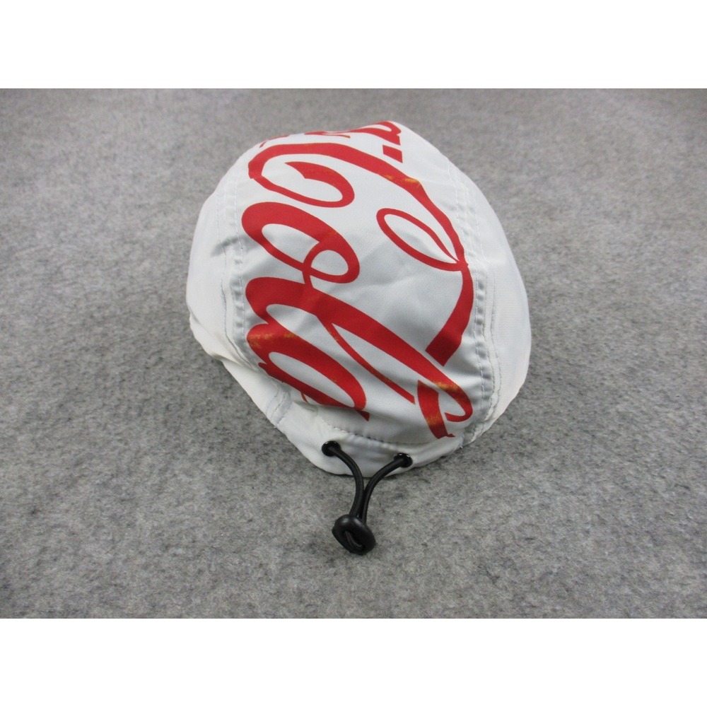 KITH Hat Cap Strap Back Mens White Red Coca Cola Mitchell Ness Panel Nylon - Picture 10 of 16